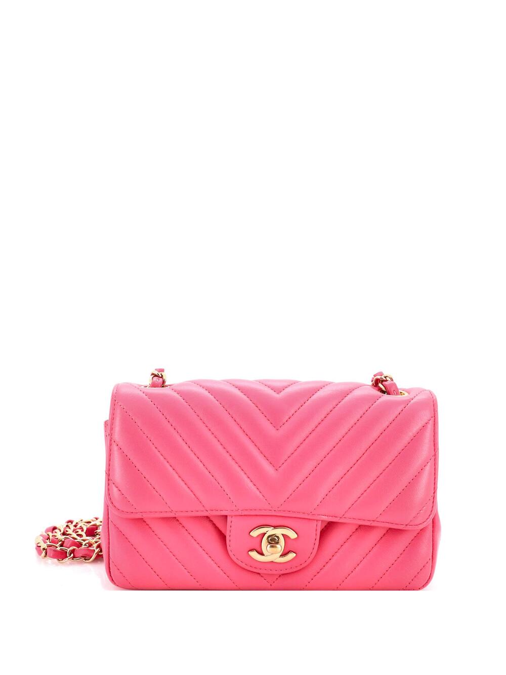 Chanel Classic Single Flap Bag Chevron #350846C44B